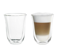 Akcesoria do ekspresów DELONGHI Zestaw 2 szklanek termicznych do latte macchiato 330 ml